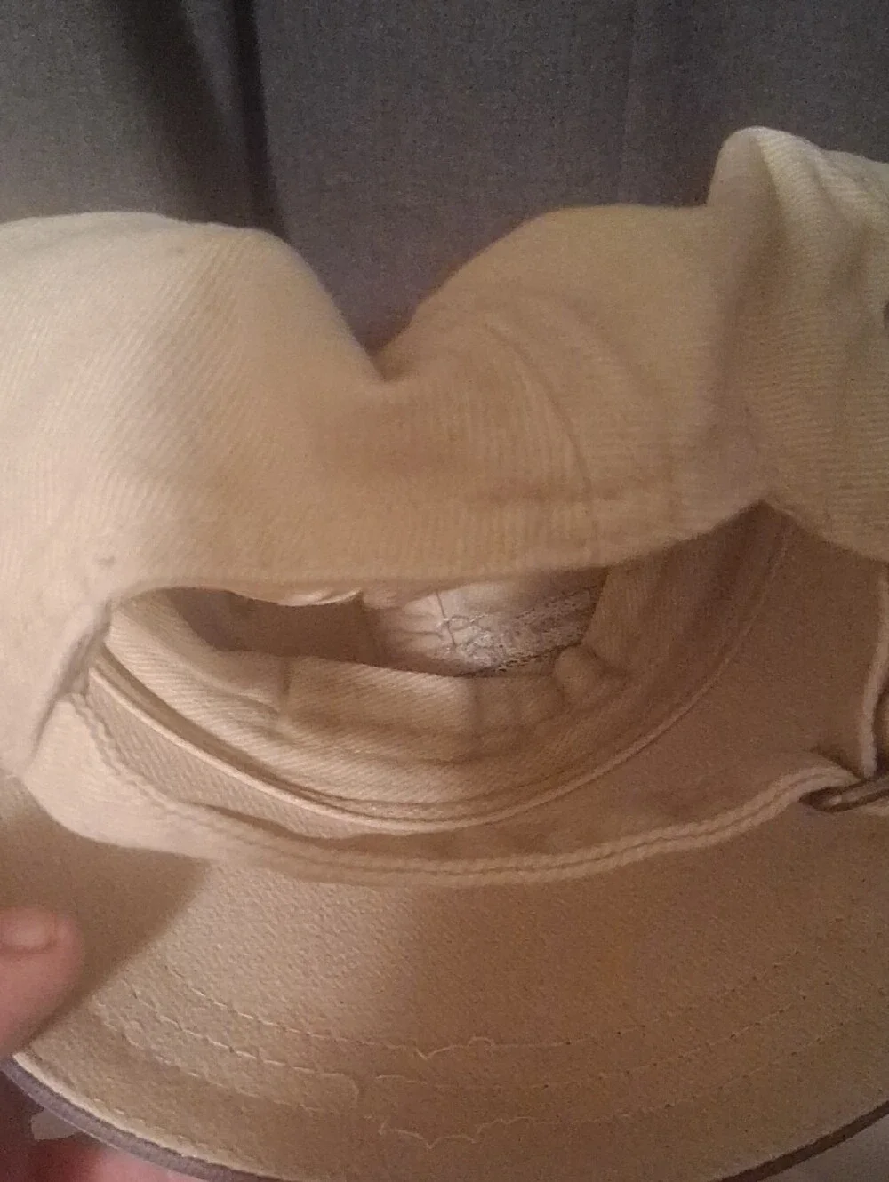 St Barths Beige Cotton Baseball Cap